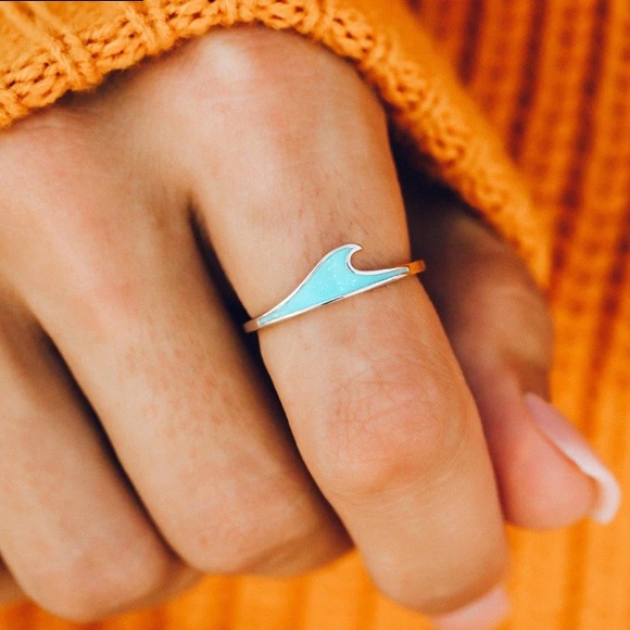 🎩 Pura Vida - Wave stacking ring - Picture 5 of 9